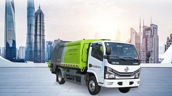 凌宇壓縮式垃圾車-固廢生活垃圾污物克星！